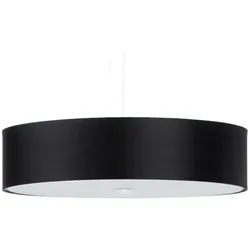 SOLLUX LIGHTING Kronleuchter "SKALA", schwarz, H: 102cm, Lampen, Slush -Einstellung, Pendelleuchte