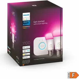 Philips Hue White and Color Ambiance 1100 E27 9W Starter-Kit (929002468810)