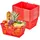 Vevor Einkaufskorb rot 21 L