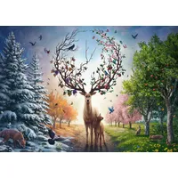 Ravensburger Puzzle Der magische Hirsch und die vier Jahreszeiten 12001088