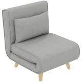 HOMCOM Schlafsessel Polyester, Stahl