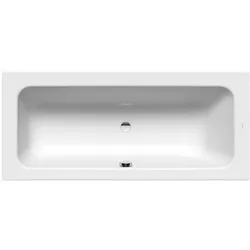 Kaldewei Puro Set Wide Rechteck-Badewanne##rechte Ausführung Modell 667 weiß alpin Ohne ohne Perl-Effekt 261000010001
