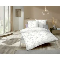 Bettwäsche MUSIA Satin - silber