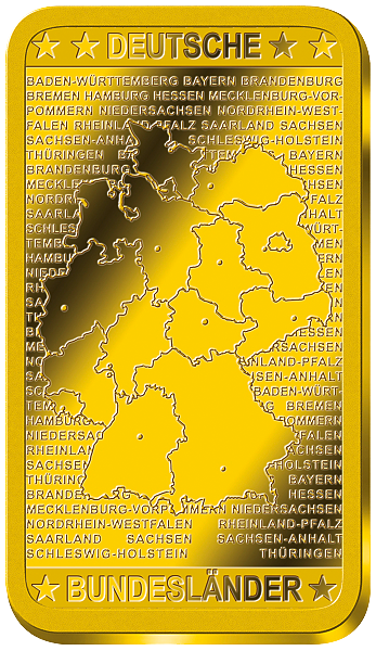Goldbarren "Deutsche Bundesländer"