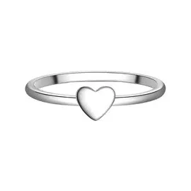 Trilani Ring Herz aus Sterling Silber in silber | Gr.: 50