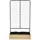 Outsunny Hochbeet mit Rankhilfe 80 x 38 x 145 cm Naturholz