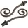 LIEDECO Gardinenstange LIEDECO "Esp Spirale" Gr. 4, braun (rost), L:240cm Ø:16mm, Metall, Gardinenstangen, 1-läufig im Fixmaß Ø 16 mm