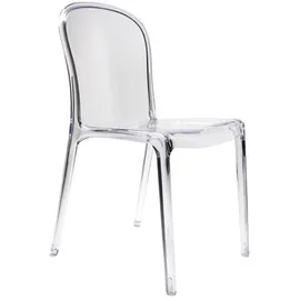 miliboo 2 Design-Stühle Polycarbonat Transparent THALYSSE