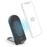 Hama QI-FC15S 15W, kabellose Smartphone-Ladestation, Grau