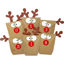KuschelICH DIY Adventskalender Elch Rentier zum selber Befüllen