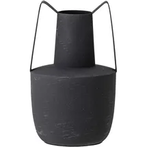 Bloomingville DAHEIM Vase Itamar 20,5 cm Metall Schwarz