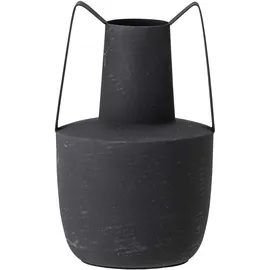 Bloomingville DAHEIM Vase Itamar 20,5 cm Metall Schwarz