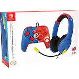 PDP Bundle Mario Nintendo Switch (Switch), Gaming Controller, Mehrfarbig