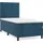 vidaXL Boxspringbett 100 x 200 cm Dunkelblau