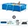 Intex Rahmenschwimmbecken rechteckig – 260x160x65 cm – Zubehör CB4 Blau No Size