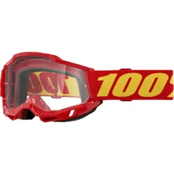 100 Percent Accuri 2, lunettes de protection - Rouge/Jaune Net