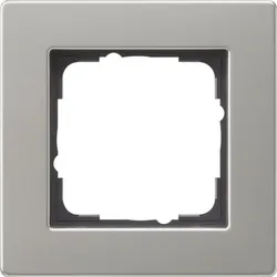 Gira Rahmen 1-fach Edelstahl Metall E2 0211335