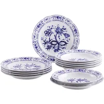 Kahla Zwiebelmuster Tafelservice 12-tlg. blau