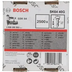 Bosch Senkkopf-Stift SK64 40G 1,6 mm 40 mm verzinkt