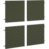 trendteam smart living - Sentra - 4 Türen für Highboard - Dunkelgrün - Gefräste Fronten - (BxHxT) 60 x 60 x 2 cm