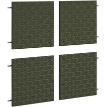 trendteam smart living - Sentra - 4 Türen für Highboard - Dunkelgrün - Gefräste Fronten - (BxHxT) 60 x 60 x 2 cm
