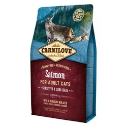 CARNILOVE Katze Lachs Sensitiv & Langes Haar 6kg