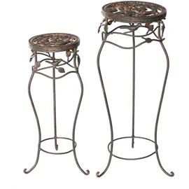 DanDiBo Ambiente Blumenhocker 65 x 78 cm Schwarz/Braun