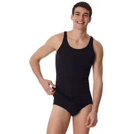 SCHIESSER Unterhemd Classics in Schwarz | Gr.: 9