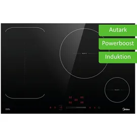 Bosch Herdset Bosch Backofen + Midea Flex-Induktionskochfeld 77 cm