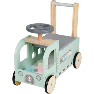 My Baby Lou Lauflernwagen, Mehrfarbig, Holz, Kiefer, massiv, 21.3x39.8x45.8 cm, EN 71, Spielzeug, Babyspielzeug, Lauflernwagen