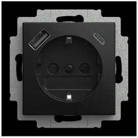 Busch-Jaeger Steckdoseneinsatz 20 EUCB2USBAC-915 Weiß