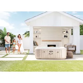 Intex PureSpa Chevron Deluxe Square 239 x 71 cm Creme