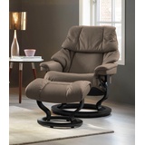 Stressless Stressless® »Reno«, mit Hocker, mit Classic Base, Größe S, M & L, Gestell Schwarz