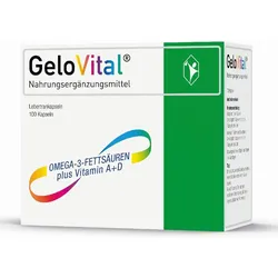GeloVital Lebertrankapsel mit Vitamin A & Vitamin D 100 Stk. 100 St Kapseln