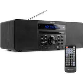Audizio Prato All-in-One Musikanlage CD/DAB+ Schwarz