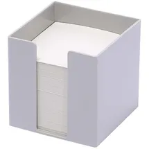 M&M Zettelbox grau inkl. 700 Notizzettel weiß