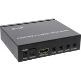 InLine Extraktor/Signaltrenner Toslink Soundkarte, Schwarz