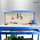 BITUXX Lochwand Stahl 115 x 55 x 140 cm Blau