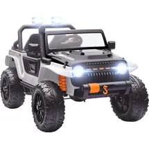 aiyaplay Kinder Elektroauto 12V mit Fernbedienung weiß (1-tlg)