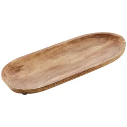 Servierplatte Mango Naturfarben