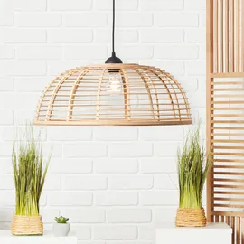 Brilliant Crosstown 1-flg. Ø 56 cm zylinderförmig Holz hell/schwarz