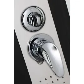 sanotechnik handelsgesellschaft m.b.h. Trend 1 Komplettdusche mit Schiebetür 90 x 215 cm schwarz Sicherheitsglas