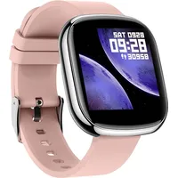 Smartwatch, Schrittzähler Smartwatch Bluetooth 1,3 Zoll Touchscreen Armbanduhr Blutdruck Puls Schlafmonitor IP68 Sportuhr Laufen für Damen Herren - Rosa