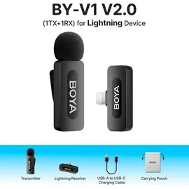 Boya By-V1 V2.0 Lightning Wireless 2.4 Ghz