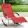 tillvex Relaxliege Sonnenliege 150 x 60 x 89 cm Rot