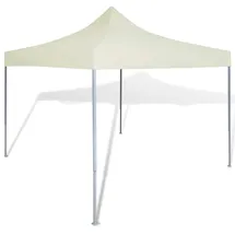 vidaXL Partyzelt 3 x 3 m cremeweiß