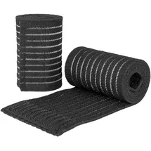 Hydas Universal Gelenkbandage, eine Bandage viele Anwendungen, Made in Germany, 2er Pack, schwarz