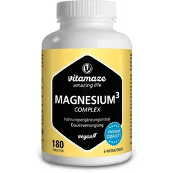 Magnesium 350mg Komplex Citrat Oxid Carbonat vegan