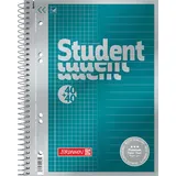 Brunnen Collegeblock Premium Student Duo A5 weiß kariert/liniert