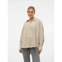 Vero Moda Melaney Queeny Langarmhemd Overcast / Melange XL